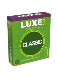Гладкие презервативы LUXE Royal Classic - 3 шт. - Luxe - купить с доставкой в Норильске
