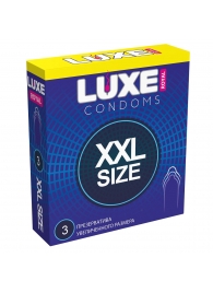 Презервативы увеличенного размера LUXE Royal XXL Size - 3 шт. - Luxe - купить с доставкой в Норильске