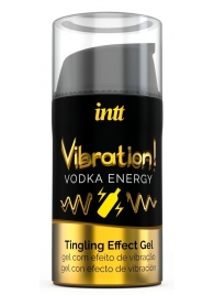 Жидкий интимный гель с эффектом вибрации Vibration! Vodka Energy - 15 мл. - INTT - купить с доставкой в Норильске