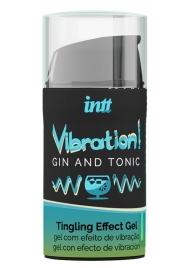 Жидкий интимный гель с эффектом вибрации Vibration! Gin   Tonic - 15 мл. - INTT - купить с доставкой в Норильске