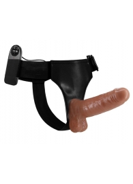 Страпон на трусиках с вибрацией Ultra Passionate Harness - 16 см. - Baile - купить с доставкой в Норильске