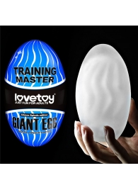 Мастурбатор-яйцо Giant Egg Climax Spirals Edition - Lovetoy - в Норильске купить с доставкой