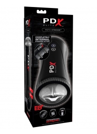 Черный автоматический мастурбатор-ротик Moto Stroker - Pipedream - в Норильске купить с доставкой