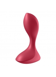 Красный вибромассажёр простаты Satisfyer Backdoor Lover - 14 см. - Satisfyer - в Норильске купить с доставкой