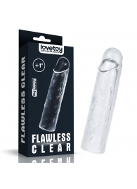 Прозрачная насадка-удлинитель Flawless Clear Penis Sleeve Add 1 - 15,5 см. - Lovetoy - в Норильске купить с доставкой