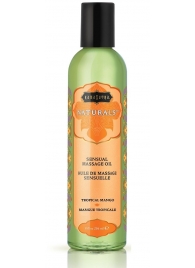 Массажное масло Naturals Tropical Mango с ароматом манго - 236 мл. - Kama Sutra - купить с доставкой в Норильске
