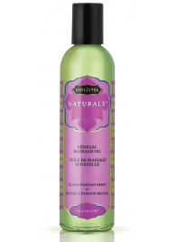 Массажное масло Naturals Island Passion Berry с ароматом тропических фруктов - 236 мл. - Kama Sutra - купить с доставкой в Норильске