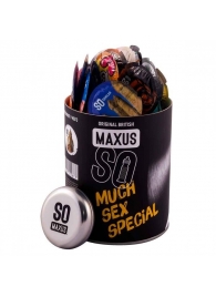 Текстурированные презервативы в кейсе MAXUS So Much Sex - 100 шт. - Maxus - купить с доставкой в Норильске