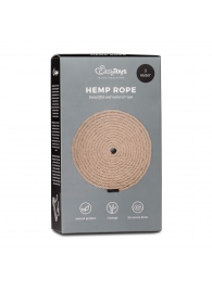 Пеньковая веревка для связывания Hemp Rope - 5 м. - Easy toys - купить с доставкой в Норильске