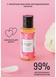 Массажное масло Pleasure Lab Delicate с ароматом пиона и пачули - 50 мл. - Pleasure Lab - купить с доставкой в Норильске