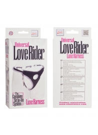 Трусы для страпона с универсальным креплением Universal Love Rider Luxe Harness - California Exotic Novelties - купить с доставкой в Норильске