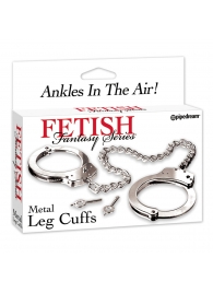 Металлические наручники Metal Leg Cuffs - Pipedream - купить с доставкой в Норильске
