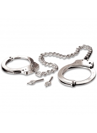 Металлические наручники Metal Leg Cuffs - Pipedream - купить с доставкой в Норильске