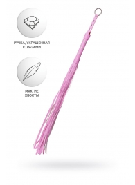 Розовый флоггер Anonymo - 64 см. - ToyFa - купить с доставкой в Норильске