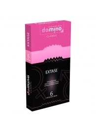 Презервативы с точками и рёбрышками DOMINO Classic Extase - 6 шт. - Domino - купить с доставкой в Норильске