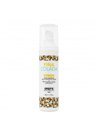 Разогревающее массажное масло с ароматом пина колада Gourmet Pina Colada - 50 мл. - Exsens - купить с доставкой в Норильске