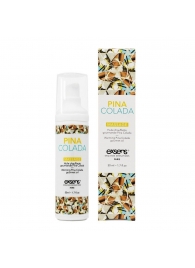 Разогревающее массажное масло с ароматом пина колада Gourmet Pina Colada - 50 мл. - Exsens - купить с доставкой в Норильске