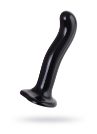 Черный стимулятор для пар P G-Spot Dildo Size M - 18 см. - Strap-on-me - в Норильске купить с доставкой