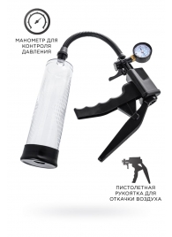 Прозрачная механическая помпа для пениса Viggo - Sexus - в Норильске купить с доставкой