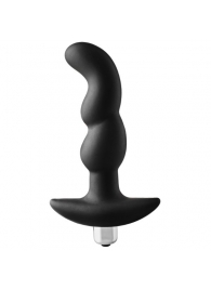 Черная вибропробка для простаты FantASStic Vibrating Prostate Plug - 14,5 см. - Dream Toys - в Норильске купить с доставкой