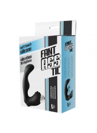 Черный вибромассажер простаты FantASStic Vibrating Prostate Massager - 11,3 см. - Dream Toys - в Норильске купить с доставкой