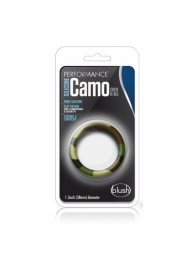 Эрекционное кольцо камуфляжной расцветки Silicone Camo Cock Ring - Blush Novelties - в Норильске купить с доставкой