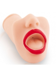 Мастурбатор-ротик с алыми губами - ToyFa - в Норильске купить с доставкой