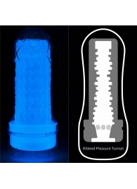 Светящийся в темноте мастурбатор Lumino Play Masturbator Ribbed - Lovetoy - в Норильске купить с доставкой