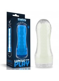 Светящийся в темноте мастурбатор Lumino Play Masturbator Ribbed - Lovetoy - в Норильске купить с доставкой