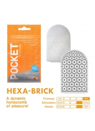 Карманный мастурбатор HEXA-BRICK - Tenga - в Норильске купить с доставкой
