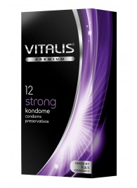 Презервативы с утолщённой стенкой VITALIS PREMIUM strong - 12 шт. - Vitalis - купить с доставкой в Норильске