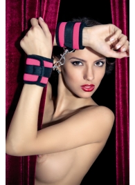 Наручники из неопрена розового цвета - ToyFa - купить с доставкой в Норильске