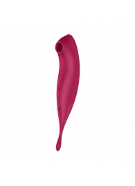 Малиновый вибромассажер Twirling Pro+ - Satisfyer