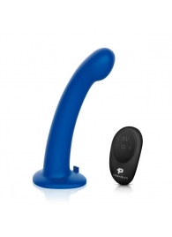 Синяя насадка Remote Control P-Spot G-Spot с черными трусиками - 20 см. - Pegasus - купить с доставкой в Норильске