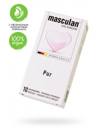 Супертонкие презервативы Masculan Pur - 10 шт. - Masculan - купить с доставкой в Норильске