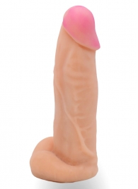 Телесная насадка на Harness с коннектором в ламинате - 20 см. - LOVETOY (А-Полимер) - купить с доставкой в Норильске