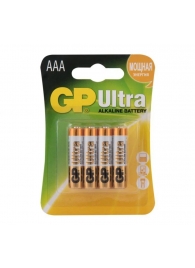 Батарейки алкалиновые GP Ultra Alkaline 24А AАA/LR03 - 4 шт. - Элементы питания - купить с доставкой в Норильске