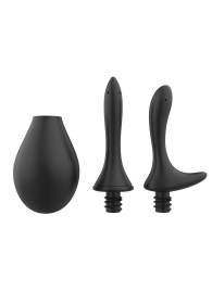 Черный анальный душ Nexus Anal Douche Set с 2 сменными насадками - Nexus Range - купить с доставкой в Норильске