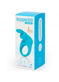 Голубое эрекционное виброкольцо Happy Rabbit Rechargeable Rabbit Cock Ring - Happy Rabbit - в Норильске купить с доставкой