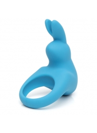 Голубое эрекционное виброкольцо Happy Rabbit Rechargeable Rabbit Cock Ring - Happy Rabbit - в Норильске купить с доставкой