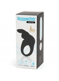 Черное эрекционное виброкольцо Happy Rabbit Rechargeable Rabbit Cock Ring - Happy Rabbit - в Норильске купить с доставкой