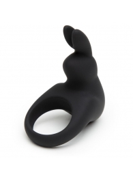 Черное эрекционное виброкольцо Happy Rabbit Rechargeable Rabbit Cock Ring - Happy Rabbit - в Норильске купить с доставкой