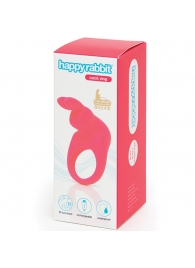 Розовое эрекционное виброкольцо Happy Rabbit Rechargeable Rabbit Cock Ring - Happy Rabbit - в Норильске купить с доставкой