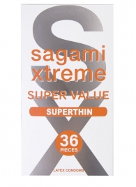 Ультратонкие презервативы Sagami Xtreme Superthin - 36 шт. - Sagami - купить с доставкой в Норильске