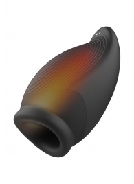 Мастурбатор с вибрацией и функцией нагрева Squeezable Stroker - Dream Toys - в Норильске купить с доставкой