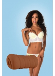 Коричневый мастурбатор-вагина BRIANNA - Dream Toys - в Норильске купить с доставкой