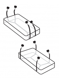 Фиксаторы для кровати WRAPAROUND MATTRESS RESTRAIN - Pipedream - купить с доставкой в Норильске