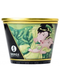 Массажная свеча Exotic Green Tea с ароматом зелёного чая - 170 мл. - Shunga - купить с доставкой в Норильске