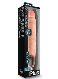 Телесная насадка-удлинитель 11.5 Inch Silicone Cock Sheath Penis Extender - 29,2 см. - Blush Novelties - в Норильске купить с доставкой