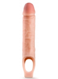 Телесная насадка на пенис 10 Inch Cock Sheath Extender - 25 см. - Blush Novelties - в Норильске купить с доставкой